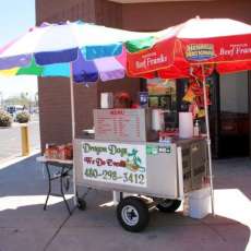 Dragon Dogs Hot Dog Cart