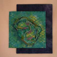 Explosion 2 (machine and hand emroidered)