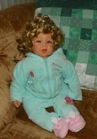 Jette  23" reborn doll--finely detailed $200