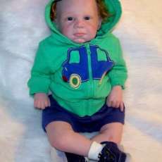 Trey scultp by Michelle Fagan--brought to life by Priscilla Campbell