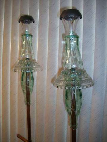 Coke solar torch light