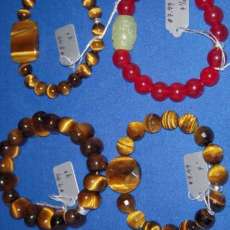 Samples of handcrafted bracelets