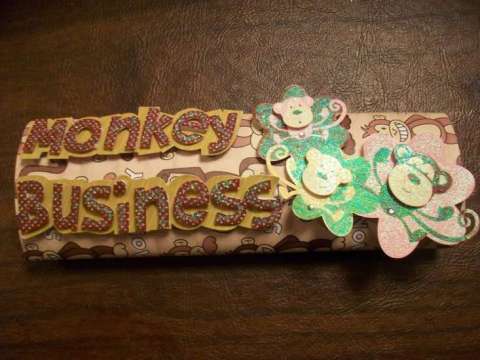 Let's Monkey Around Chocolate Candy Bar Wrap