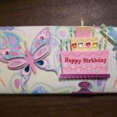"happy birthday" Chocolate Candy Bar Wrapper