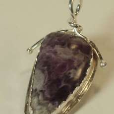 Tiffany Stone Pendant set in sterling silver