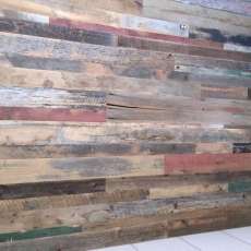 100 Yr Old Reclaimed Wood Wall
