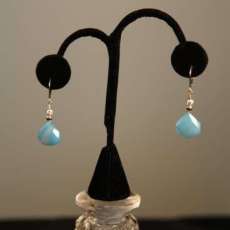 Blue Chalcedony Earrings