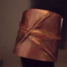 Copper Formfolding Cuff