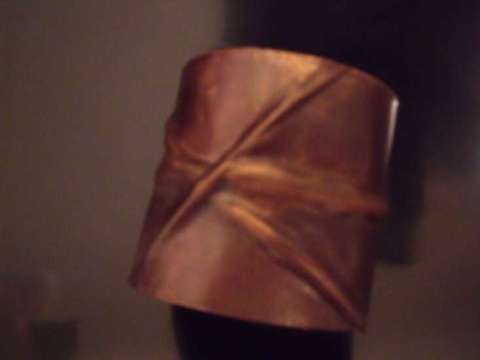 Copper Formfolding Cuff
