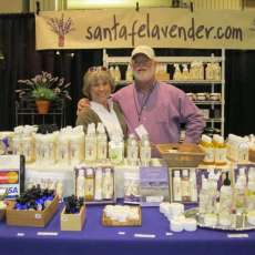 Gabrielle and Kelly in Santa Fe Lavender Booth