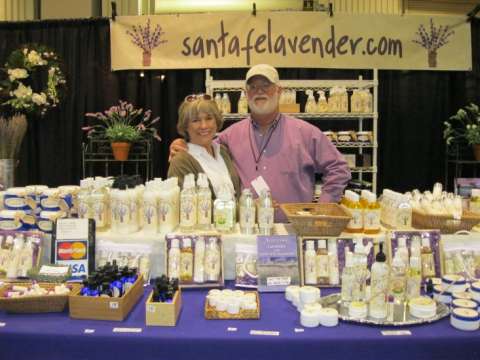 Gabrielle and Kelly in Santa Fe Lavender Booth