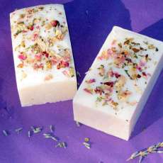 Santa Fe Lavender's Lavender Rose Hand Crafted Soap
