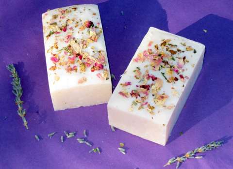 Santa Fe Lavender's Lavender Rose Hand Crafted Soap