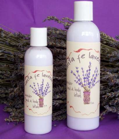 Large and Small Aromatic Lavender Lotion