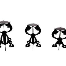 Marlin Candleholder 8", 10", 12"