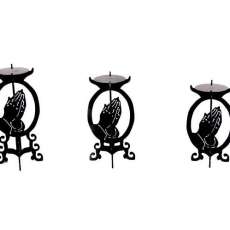 Candleholders "Praying Hands" 8", 10", 12"