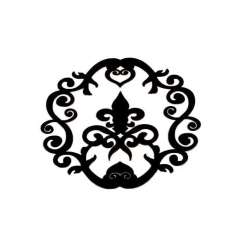 Wall Art "Fleur de Lis" 10"-48"