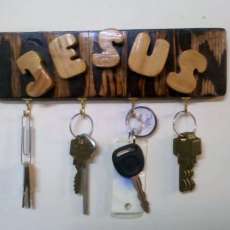 Jesus Key Rack