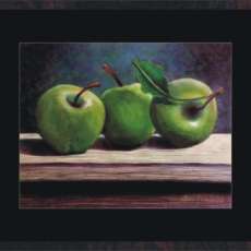 Still Life - 3 Green Apples