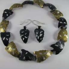 Pierced Leaf Necklace