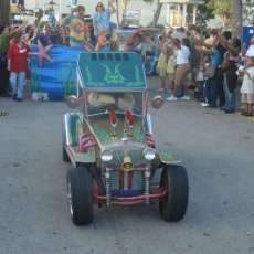 rowdy strolling the streets