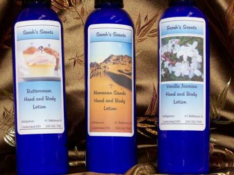 Sarah's Scents New Hand and Body Lotion Scents