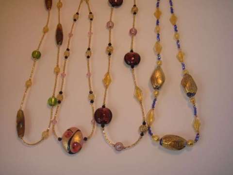 murano glass necklaces