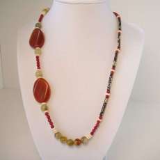 mixed media necklace