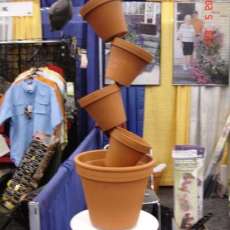 example with empty clay pots