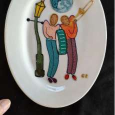 Street Lamp Base Drum and Trumbone