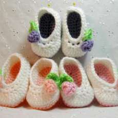 Cute Rosebud Booties