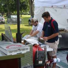 Two Chris' Working Hard!