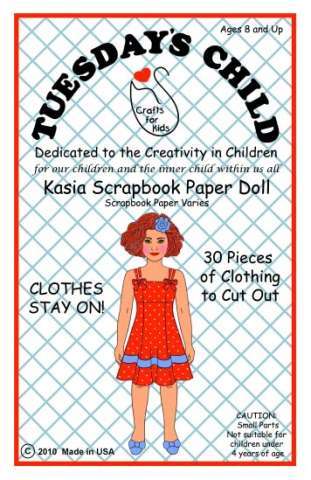 Kasia Scrapbook Paper Doll