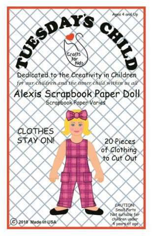Alexis Scrapbook Paper Doll
