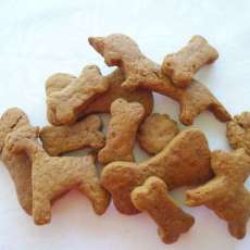  Dog Biscuits: Delicious, All Natural, Peanut Butter/Banana EGG/DAIRY FREE, 8 ounces.