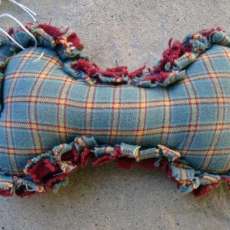 Country Bone Squeak Toy