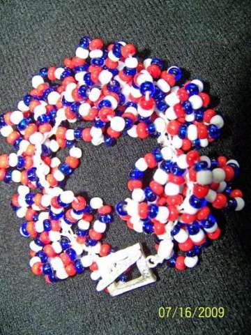 Red,White, Blue Bracelet