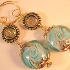 Neptune's Underwater Swirl Earrings