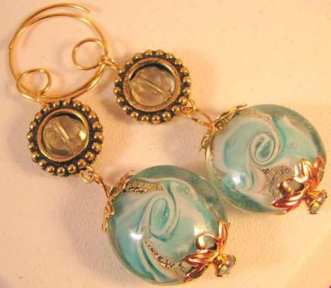 Neptune's Underwater Swirl Earrings