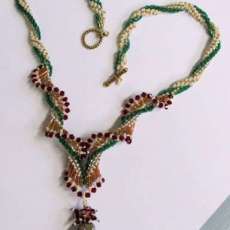 beaded necklace