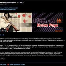 Elaine Faye USA4Real Interview