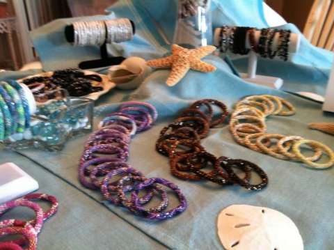 Some of the bracelets