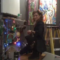 LIVE Painting at AnonSalon Event/ Alchemistletoe