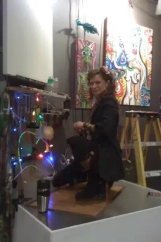 LIVE Painting at AnonSalon Event/ Alchemistletoe