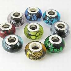 Glow in the dark beads for Troll(tm) or Pandora(tm)