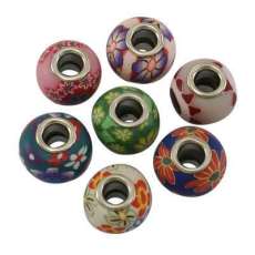 Polymer Clay Beads for Troll(tm) or Pandora(tm) bracelet.
