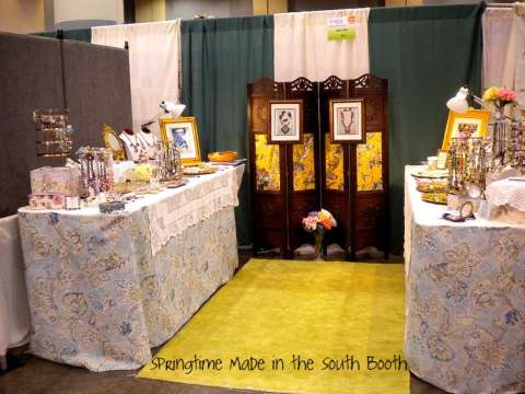 Booth at Springtime Made in the South Feb 2011