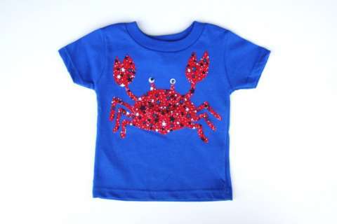 Star Spangled Crab Onesie/Tshirt