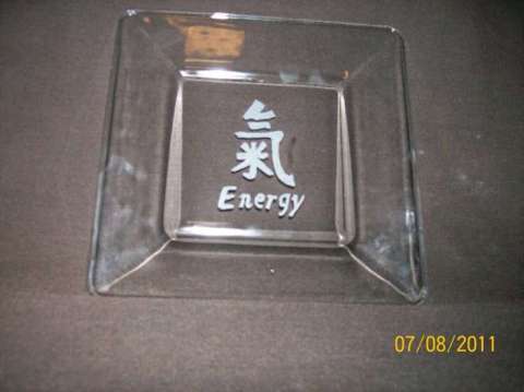 8" "Energy" Salad Plate