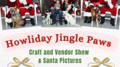 Howliday Jingle Paws Vendor Show and Santa Pictures